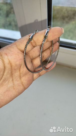 Серьги кольца