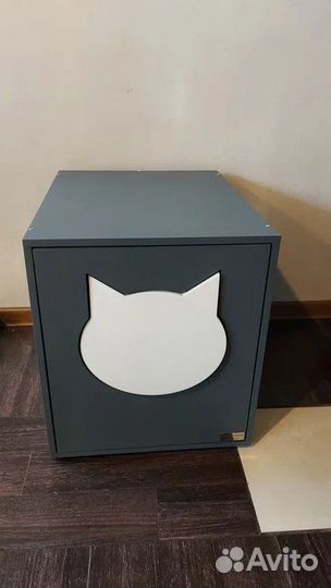 Тумба интерьерная для кошачьего туалета