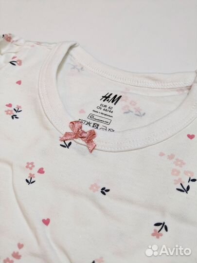 H&m 62 пижама/комплект для девочки