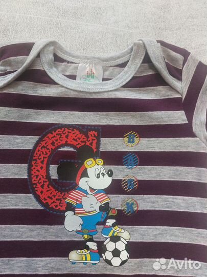 Боди с коротким рукавом Disney 68-74