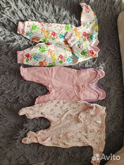 Вещи пакетом на девочку от 0 до 1,5 лет