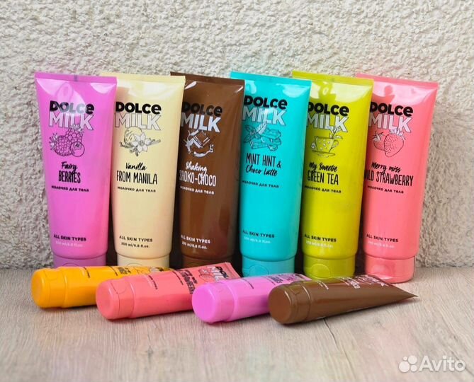 Dolce milk гель для душа шампунь мыло