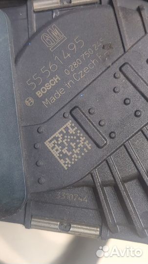 Заслонка дроссельная Opel Astra J, 2013