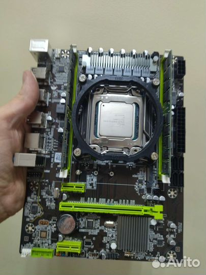 Материнская плата X79 e5 2670v2 Озу 32Гб