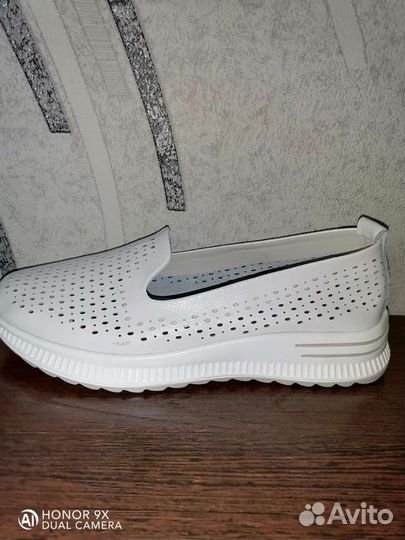 Балетки натуральная кожа 38