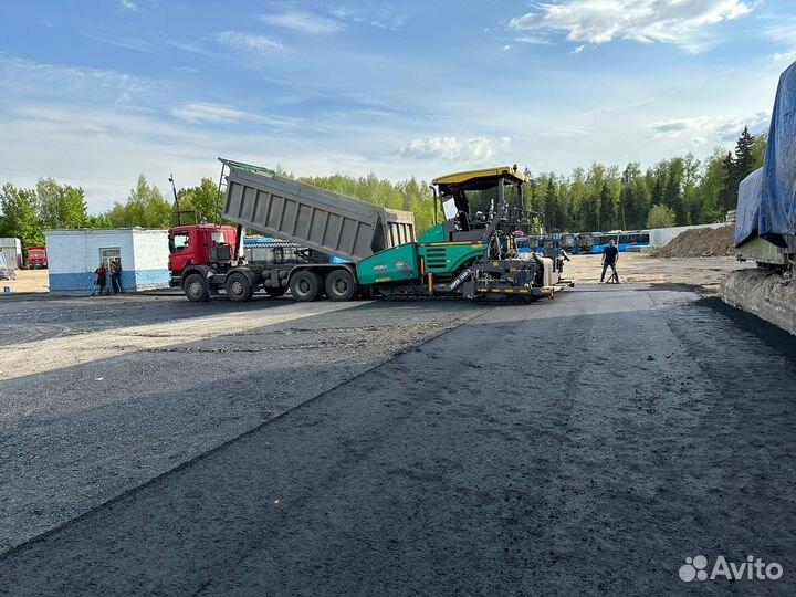 Асфальтирование укладка асфальта дорожный ремонт