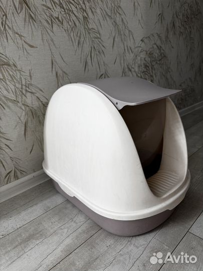 Кошачий лоток закрытый