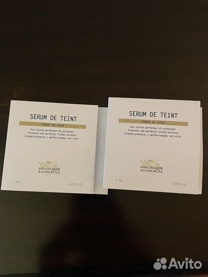 Biologique recherche serum de teint пробники