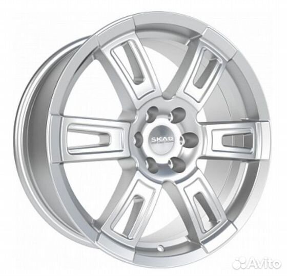 R18 6x114,3 8J ET30 D66,1 Скад Тор сильвер
