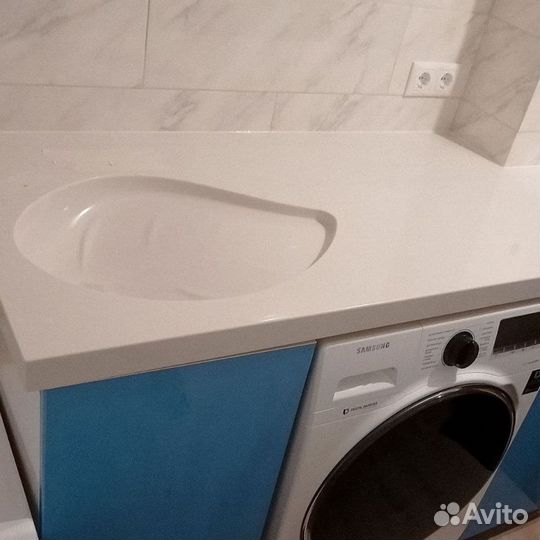 Столешницы в ванную над стиральной машиной