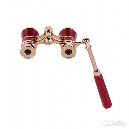 Бинокль театральный Veber бгц 3x25 лорнет красный