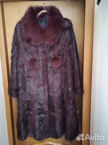 Шуба женская нутрия