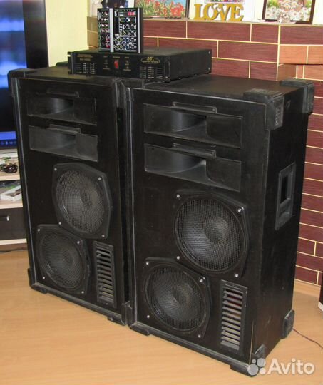 Колонки VFA 2080W Pro 2шт Усилитель звука Микшер