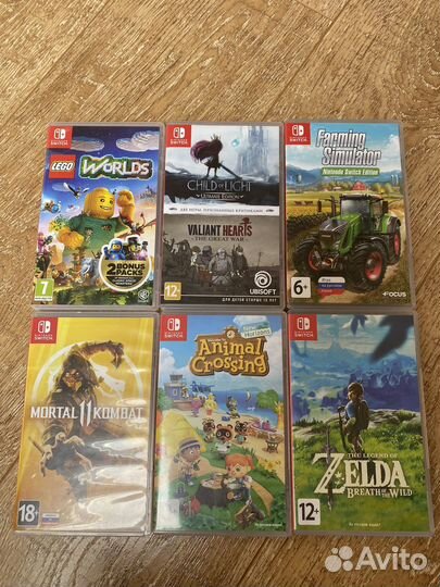 Игры для Nintendo switch катриджи