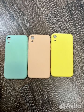 Мягкий силиконовый чехол для iPhone XR 3 шт