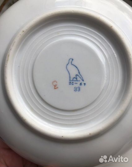 Набор столовой посуды СССР