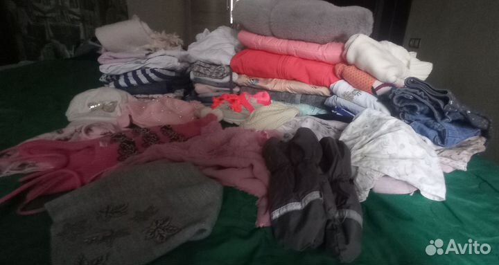 Вещи пакетом на девочку 86-100 см