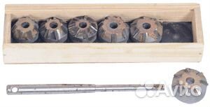 Шарошки твердосплавные а/м газ 2410 (6 зубов)