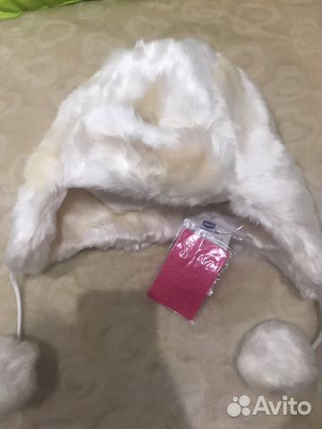 Зимняя шапка-ушанка Chicco 3-4 года (новая)