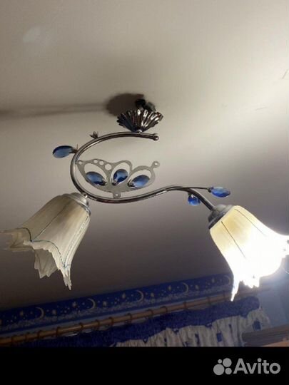 Люстра потолочная бу