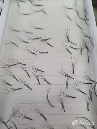 Готовые пучки для наращивания ресниц(лавли )