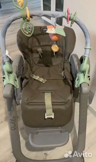 Стульчик для кормления chicco polly magic relax