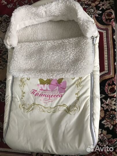 Теплый конверт в коляску