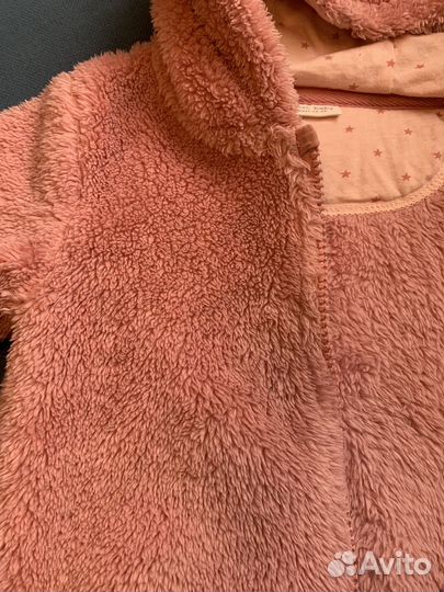 Плюшевая кофта для девочки