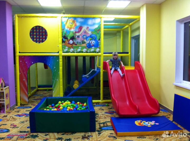 Игровой лабиринт с бассейном, мягкие модули