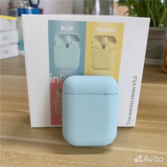 Беспроводные наушники TWS i12 (Blue) inPods12