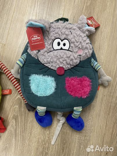Рюкзаки-игрушки животные (новые)