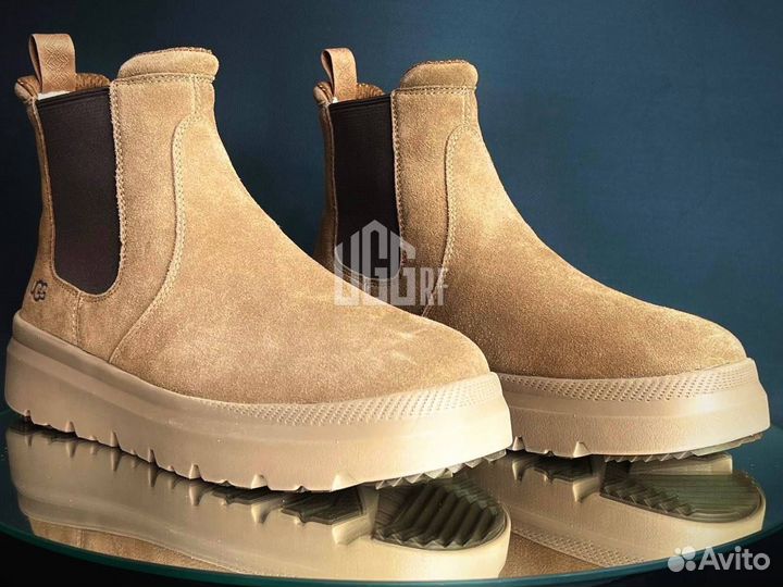 Ботинки Челси Угги Ugg Burleigh Chelsea Chestnut