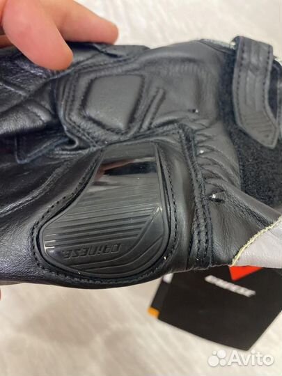 Мото вело перчатки кожаные мужские Dainese