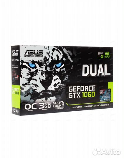 Видеокарта asus GeForce GTX 1060 dual