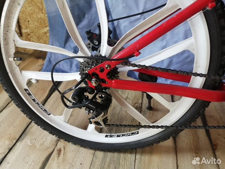 Складной двухподвес, литые диски