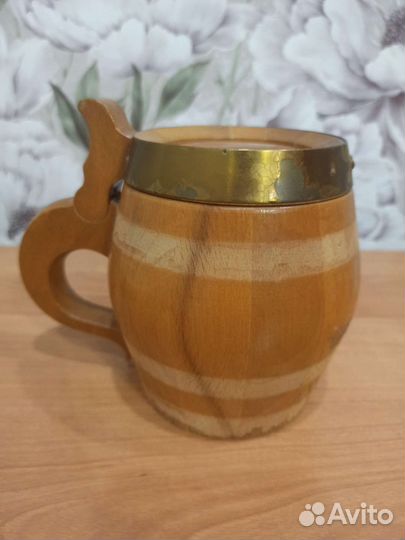 Пивная деревянная кружка СССР