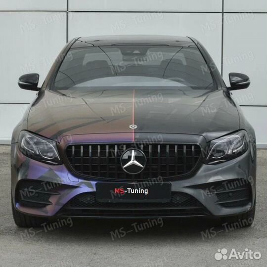 Решетка GT Mercedes E W213 черная