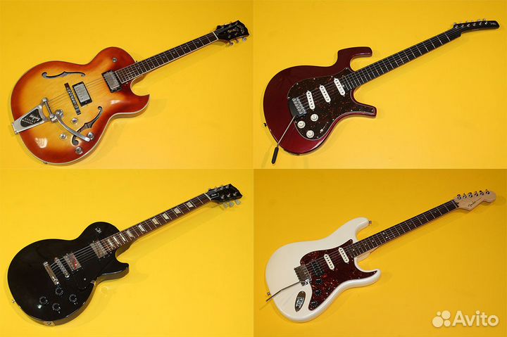 Прокат гитар, бас-гитар и усиления