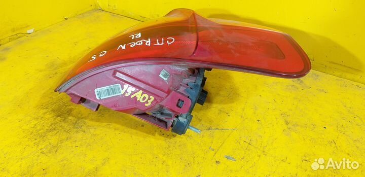 Фонарь задний левый для Citroen C5