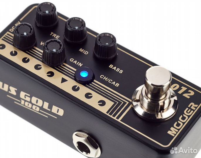 Моделирующий преамп Mooer M012 US gold 100