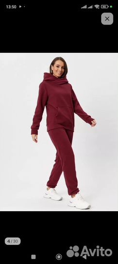 Костюм спортивный теплый на флисе женский