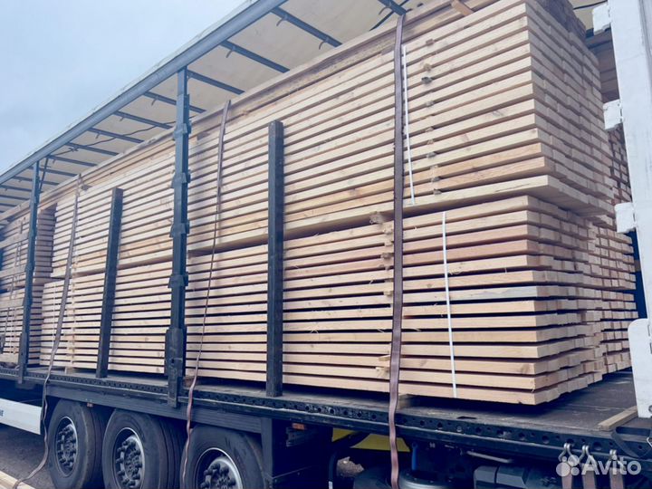 Доска обрезная 40х100х6000мм с доставкой