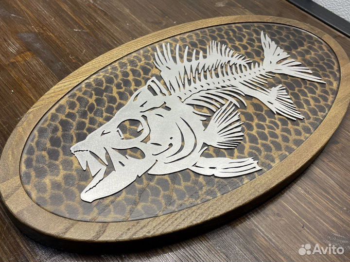 Подставка под горячее «Злая рыба»