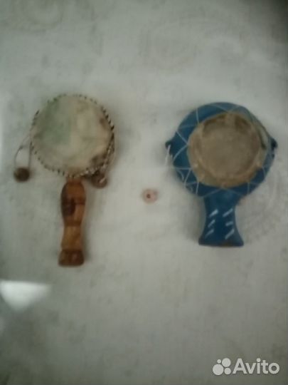 Маленькие барабаны с бусинами из Туниса