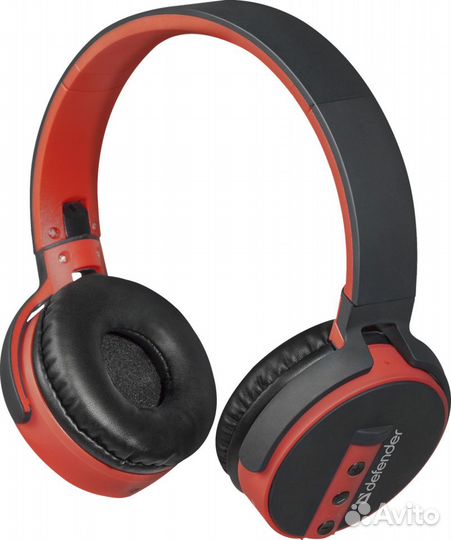 Гарнитура Defender B530 FreeMotion черная/красная