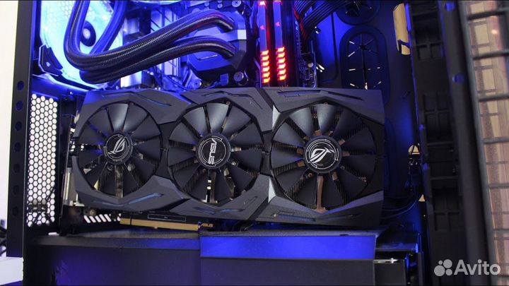 Видеокарта asus rog strix GTX1060 6gb