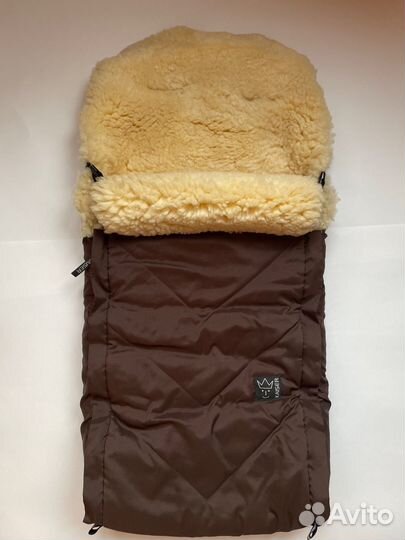 Меховой конверт в коляску kaiser