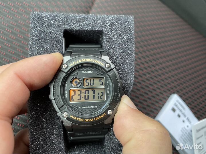 Часы casio w-216h