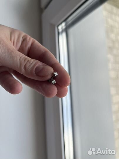 Серьги с бриллиантами