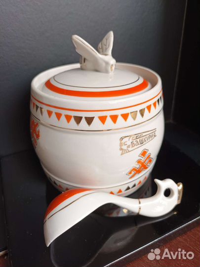 Бочонок фарфорвый для мёда